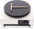Commercial Crepe Maker Electric Griddle Crepe Maker 16 Inch 1700W Nonstick Professional Crepe Machine Maker, Round Crepe Griddle, 122°F-572°F Temp. Range for Crepes, Blintzes, Tortillas