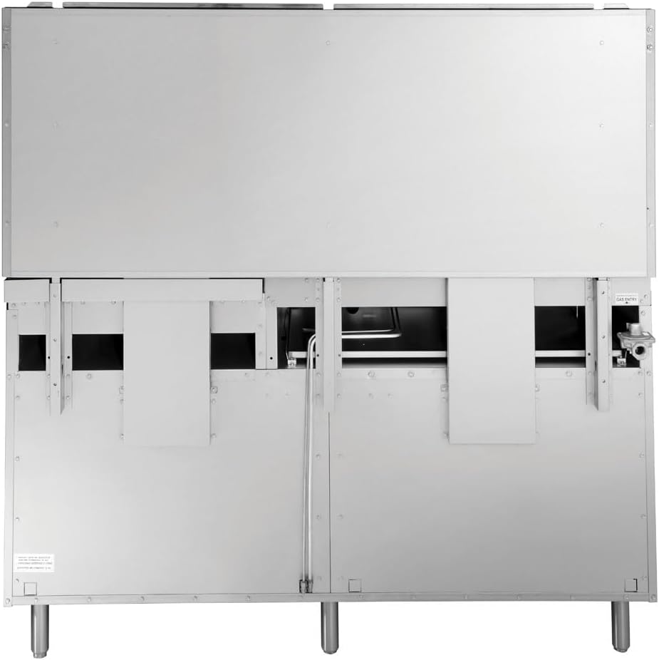 Kratos Commercial Gas Range, Oven & Griddle - 6 Burners, 2 Full Size Ovens and Griddle Plate (24' W), Liquid Propane Powered, 280,000 Total BTU Output, 60' W (29Y-046-LP)
