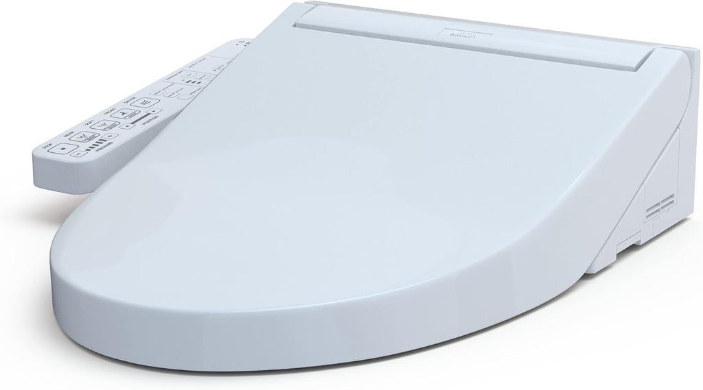 TOTO® WASHLET® C2 Electronic Bidet Toilet Seat with PREMIST and EWATER+ Wand Cleaning, Elongated, Cotton White - SW3074#01