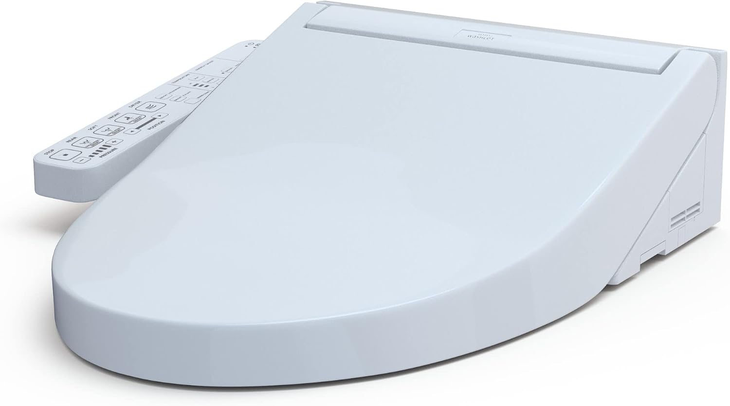 TOTO® WASHLET® C2 Electronic Bidet Toilet Seat with PREMIST and EWATER+ Wand Cleaning, Elongated, Cotton White - SW3074#01