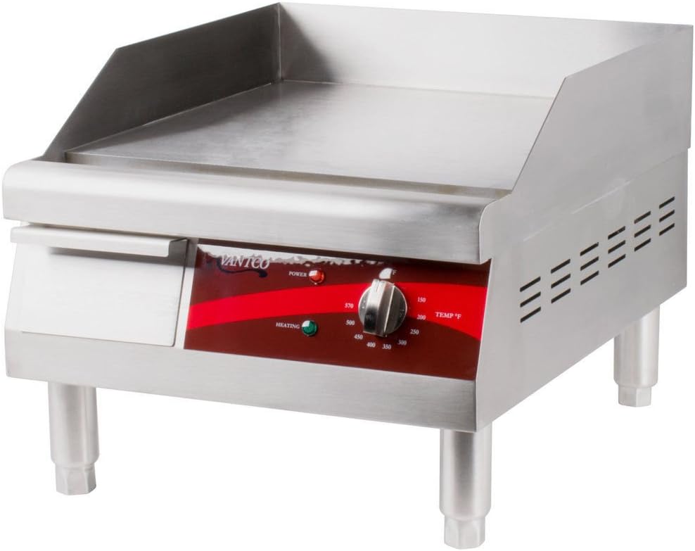 Avantco EG16N 16`` Electric Commercial Countertop Griddle ;supply_by_wedchef