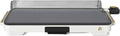 Extra Large Electric Griddle 12x22 Inch, 1500W Nonstick Countertop Griddle with Removable Backsplash and Adjustable Temperature Control for Family Breakfast & Indoor Cooking (White Icing)