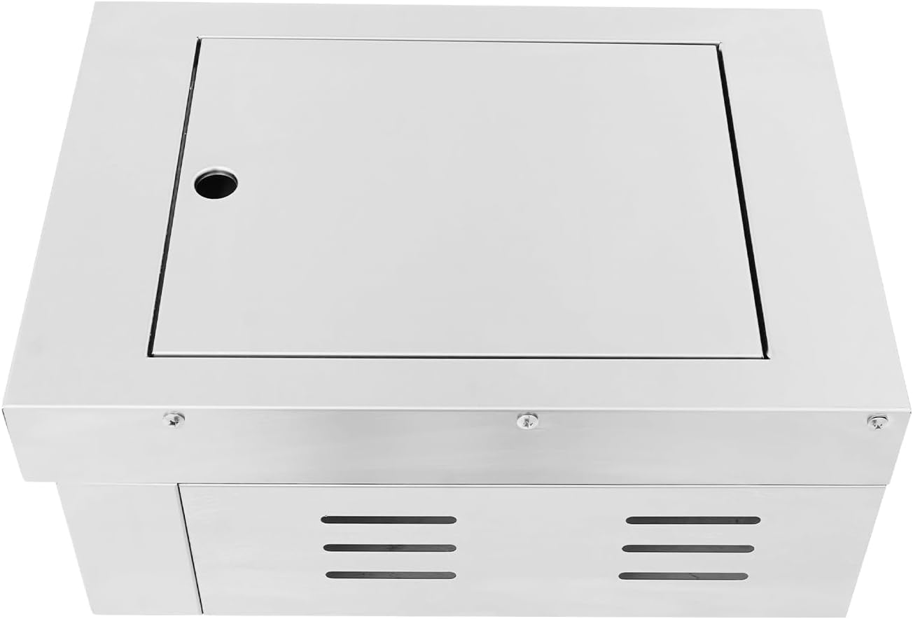 Single Burner Stove for Outdoor Kitchen, Built-in Stainless Steel Side Burner with Removable Grates & Cover, Gas Stove for BBQ Island, Patio, Backyard (Liquid Propane, Single Burner)