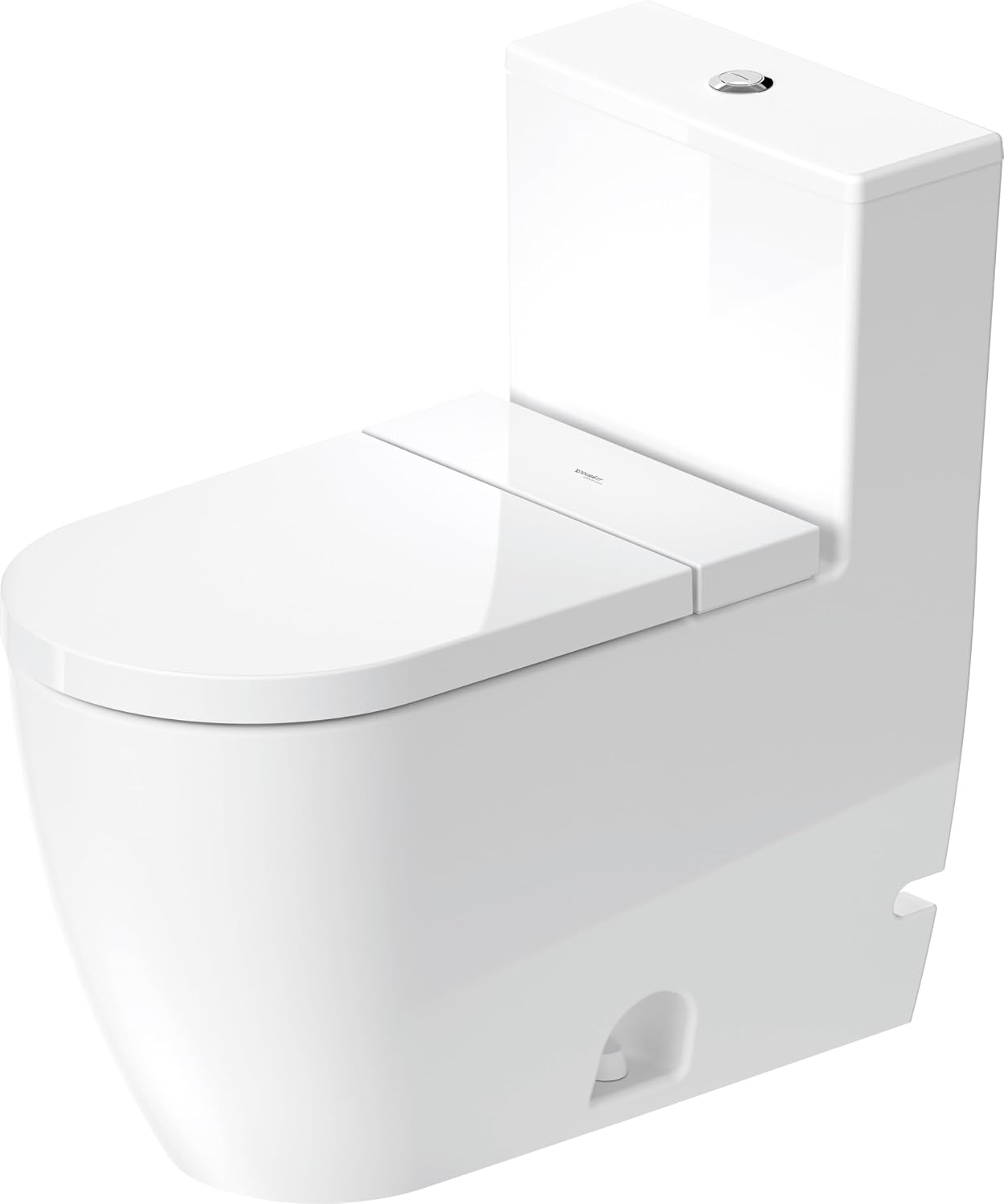 Duravit, 21890120U2, ME by Starck0.92/1.32 GPF Dual Flush One-Piece Rimless Toilet for Sensowash Bidet Seats - Less Seat, White