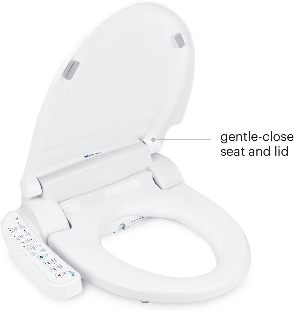 Brondell SE400-RW Swash Electric Bidet Seat for Round Toilets and Swash Filter Bundle