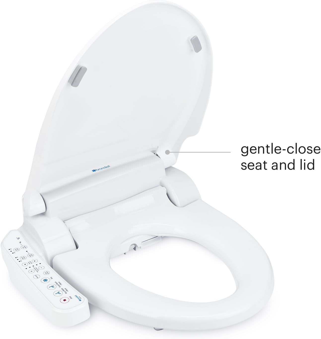 Brondell SE400-RW Swash Electric Bidet Seat for Round Toilets and Swash Filter Bundle