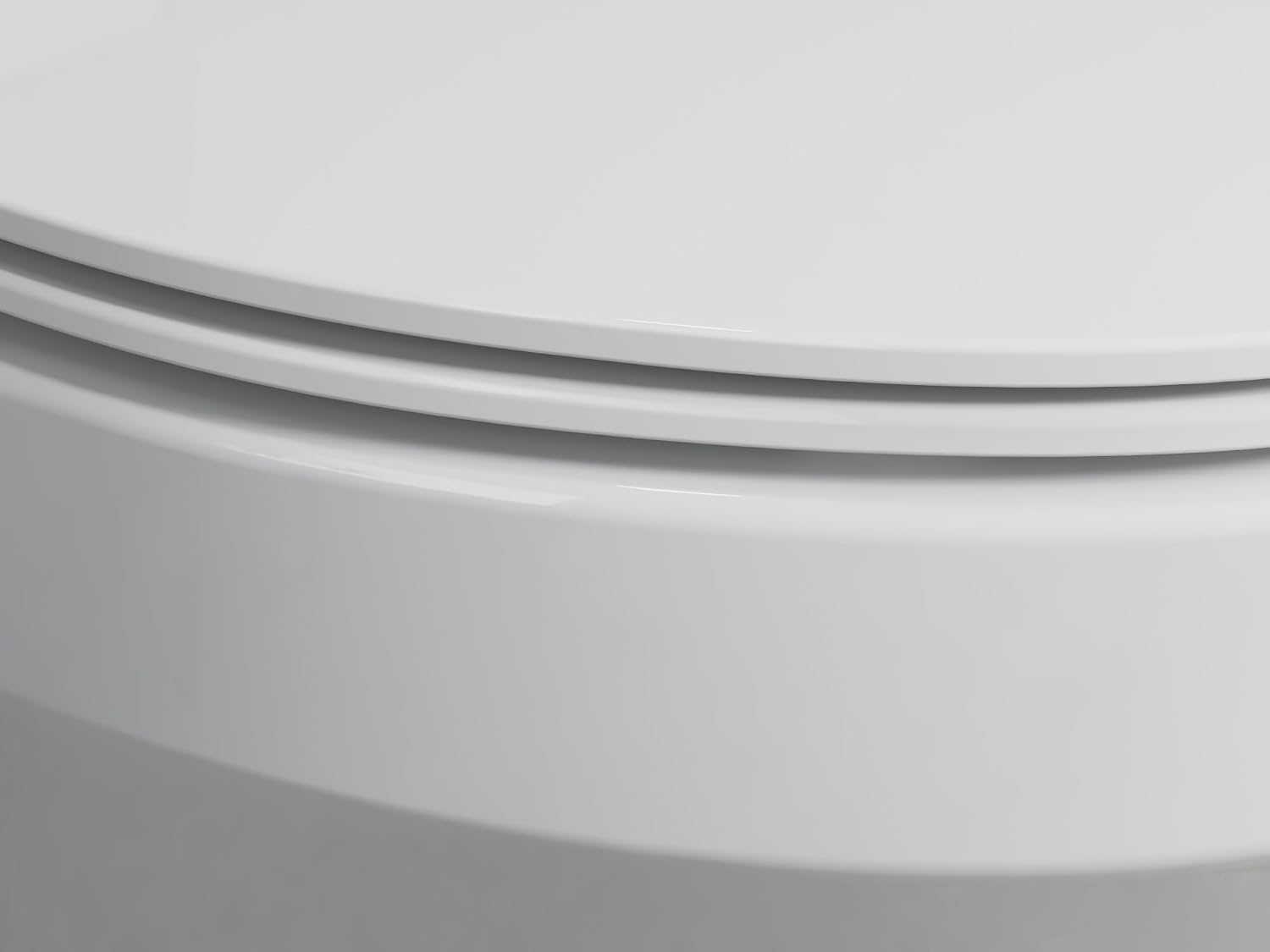 Kohler K-30783-0 Lithe Quiet-Close Elongated Toilet seat with Grip Tight Bumpers, White