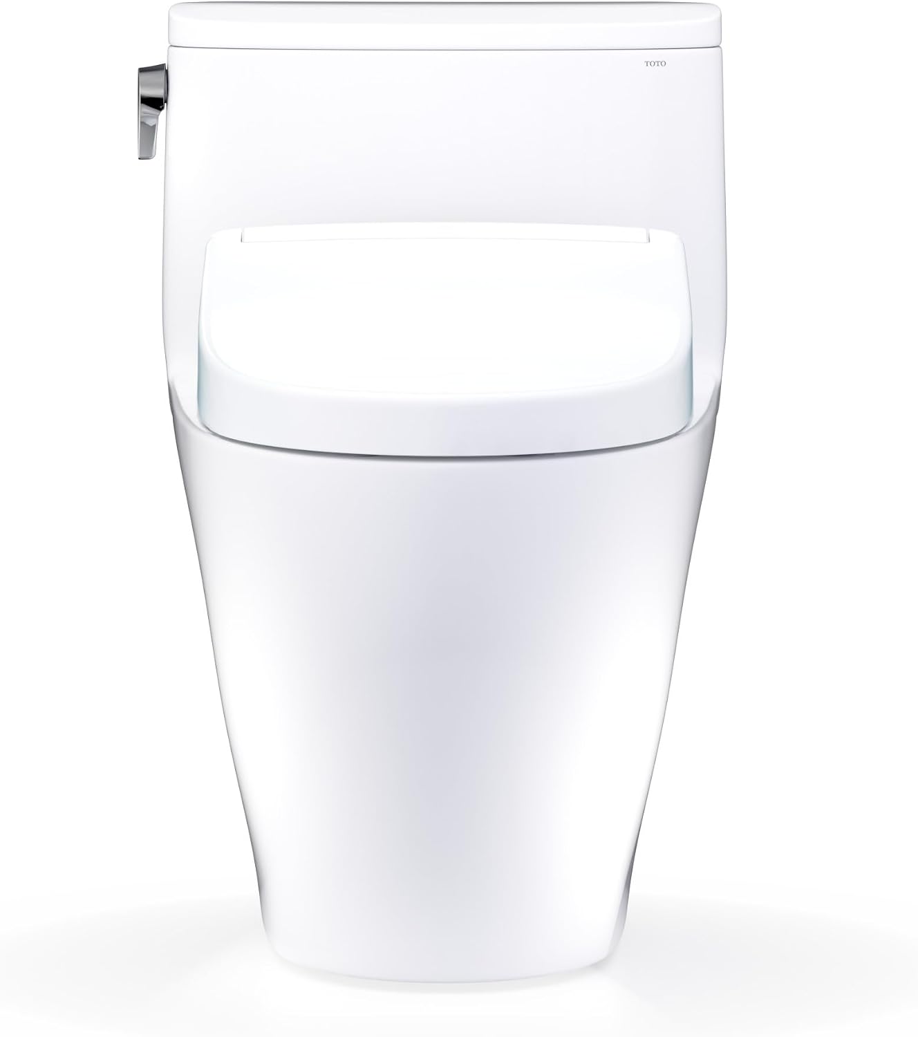 TOTO® WASHLET®+ Nexus® One-Piece Elongated 1.28 GPF Toilet and WASHLET S5 Bidet Seat, Cotton White - MW6423446CEFG#01