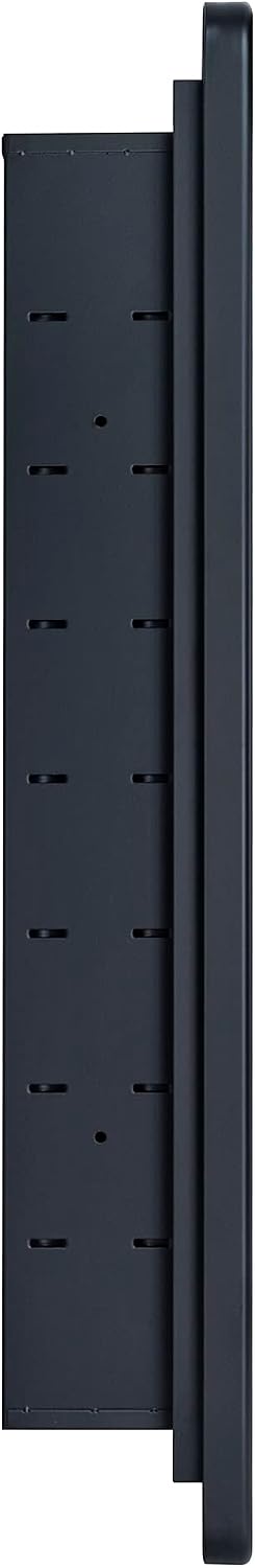 TEHOME Farmhouse Matt Black Recessed Bathroom Medicine Cabinet with Mirror Rounded Rectangle Metal Framed Medicine Cabinet with Beveled Mirror 20x30''