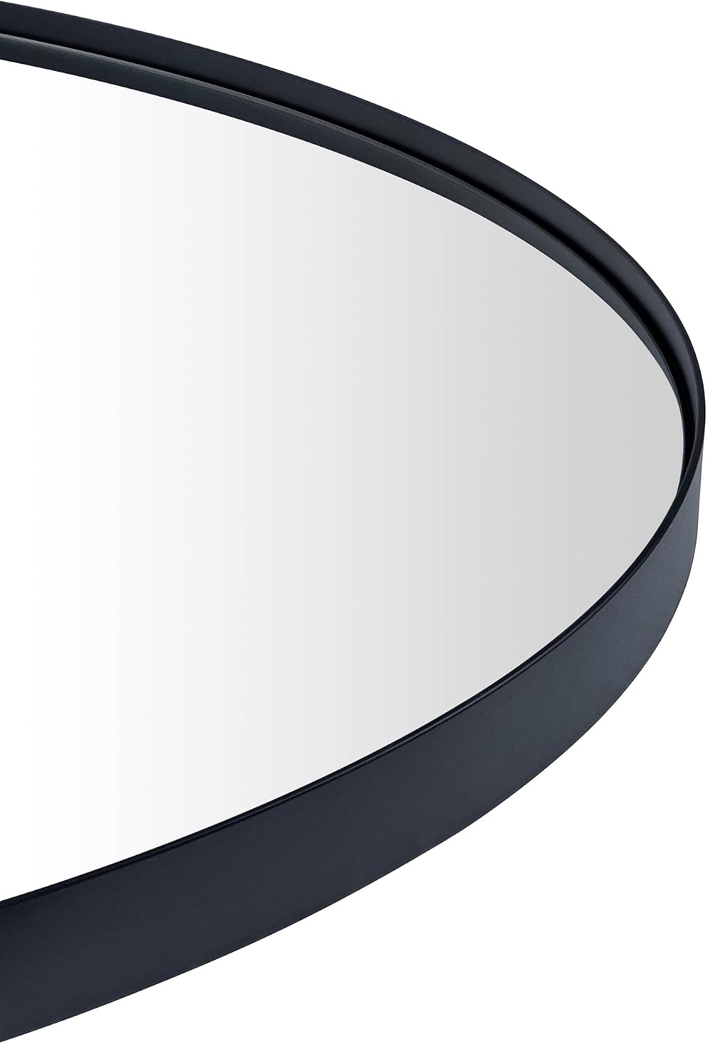 Surface Mount Black Round Circle Bathroom Medicine Cabinet with Mirror Circlular Shaped Stainless Steel Metal Framed Medicine Cabinets Bathroom Cabinet with Mirror 26'' Diameter