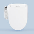 Lotus Bidet ATS-500 Elongated | Heated Toilet Seat with Adjustable Warm Water Wash, Stainless Steel Nozzle, Side Control Panel, Warm Air Dryer, Eco Mode, Easy DIY Installation