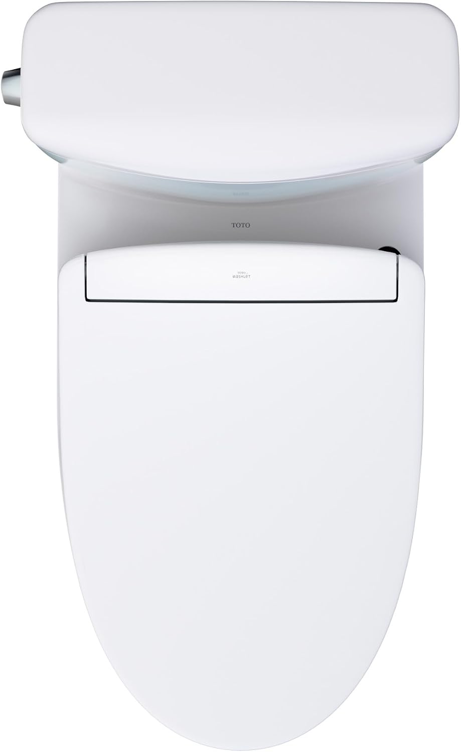 TOTO® WASHLET®+ Aquia IV® Cube Two-Piece Elongated Dual Flush 1.28 and 0.9 GPF Toilet with S5 Bidet Seat, Cotton White - MW4363446CEMFGN#01