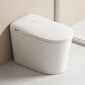Smart Toilet with Heated Seat, Night Light, Dual Auto Flush, Foot Sensor Operation, Modern Elongated One-Piece ADA Height Toilet for Bathrooms
