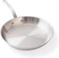 Sardel Daniel Boulud Kitchen 12' Stainless Steel Frying Pan – French-Inspired Skillet with Heat Resistant Handle, 5-Ply Clad, Induction & Oven Safe, Professional Cookware