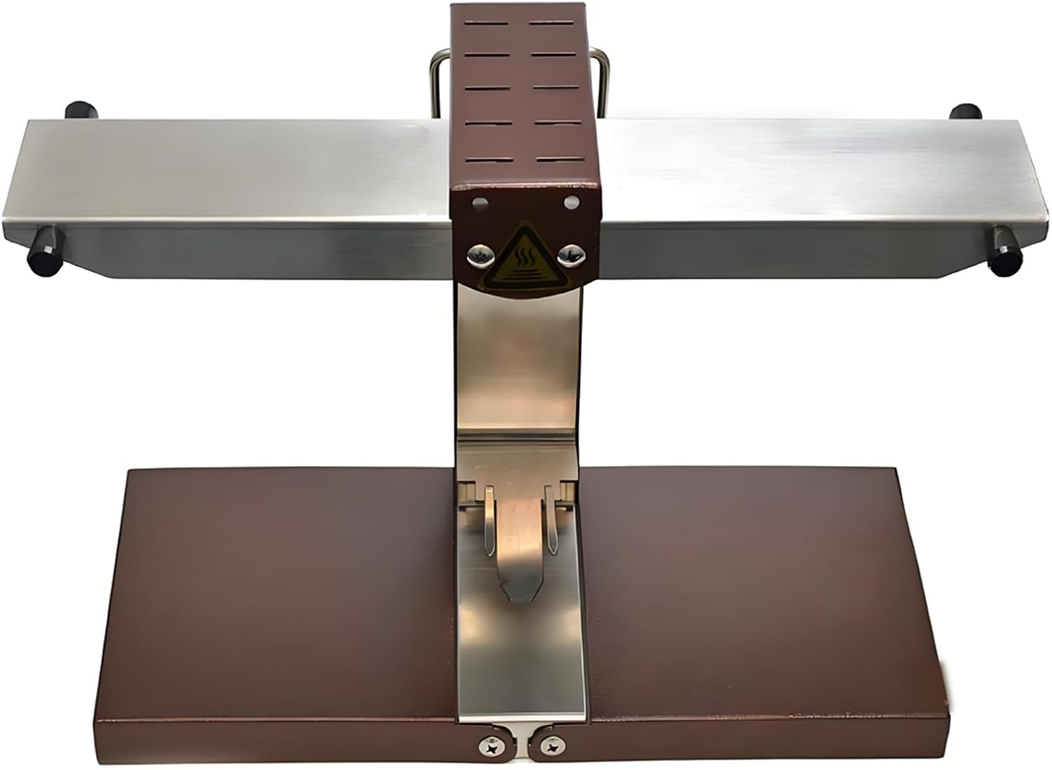 Commercial Raclette Cheese Melter, 1000W Adjustable & Foldable Heating for Half-Wheel, Wedges & Blocks, Electric Melt Station for Restaurant, Cafe, Catering Buffet