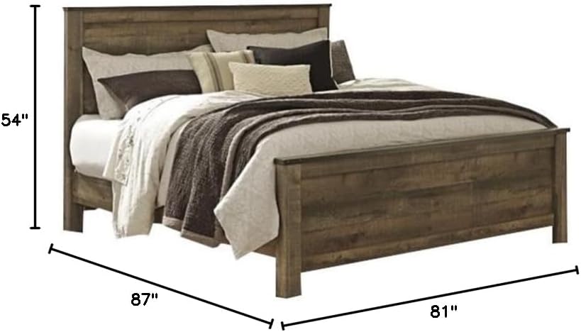Ashley Furniture Signature Design - Trinell King Panel Footboard - Component Piece - Brown