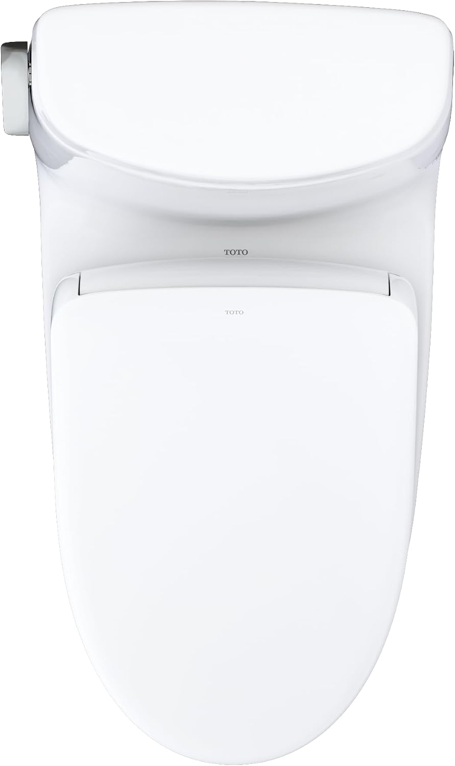 TOTO® WASHLET®+ UltraMax® II 1G® One-Piece Elongated 1.0 GPF Toilet with Auto Flush WASHLET®+ S7 Contemporary Bidet Seat, Cotton White - MW6044726CUFGA#01