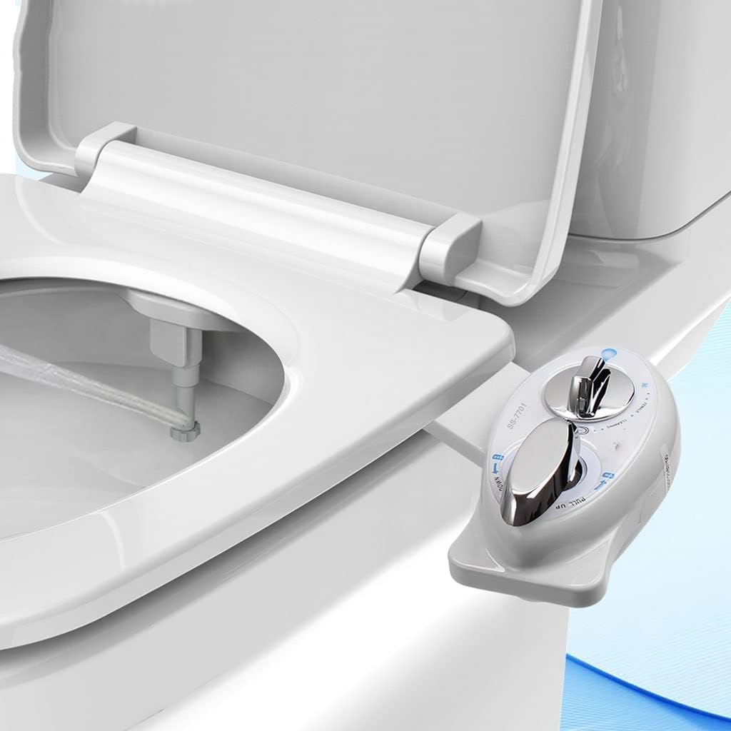 Non-Electric Bidet Toilet Seat anal Single Left Handle