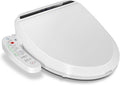 YOURLITE Bidet Toilet Seat Electric Warm Water Bidet with Warm Air Drying, Heated Seat with Self-cleaning Nozzle Temperature Adjustable White Toilet Seat