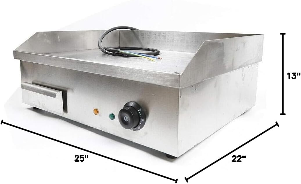 Electric Griddle Flat Cooktop Commercial Restaurant Grill BBQ Machine (Teppanyaki scoop machine)