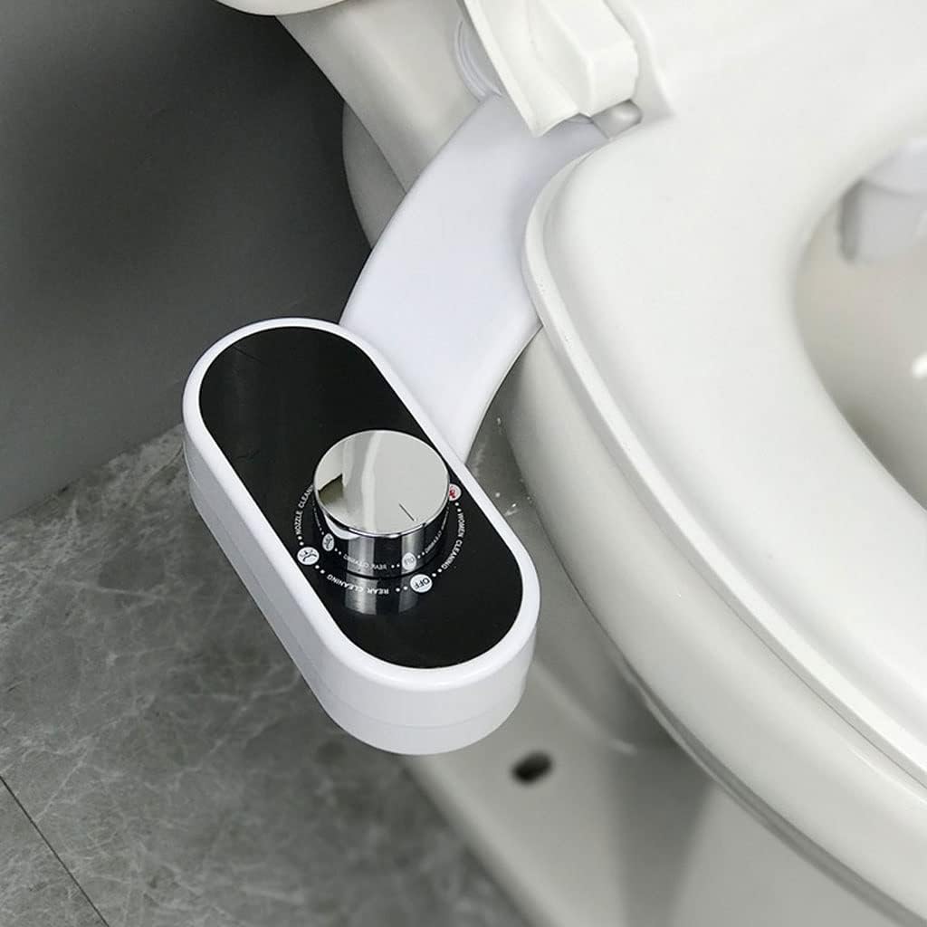Non Electric Bidet Toilet Seat Attachment Toilette for Toilet Butt Cleaner Bidet Spray Dual Nozzle Feminine Wash (Color : E, Size : 1) (E 1)