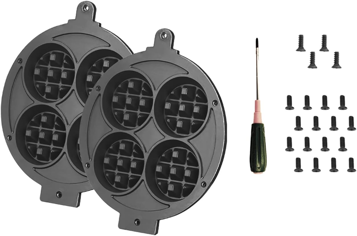 Waring Commercial Mini-Belgian Waffle Replacement Kit (2 Plates,Screws, Screwdriver) for WMB400X only
