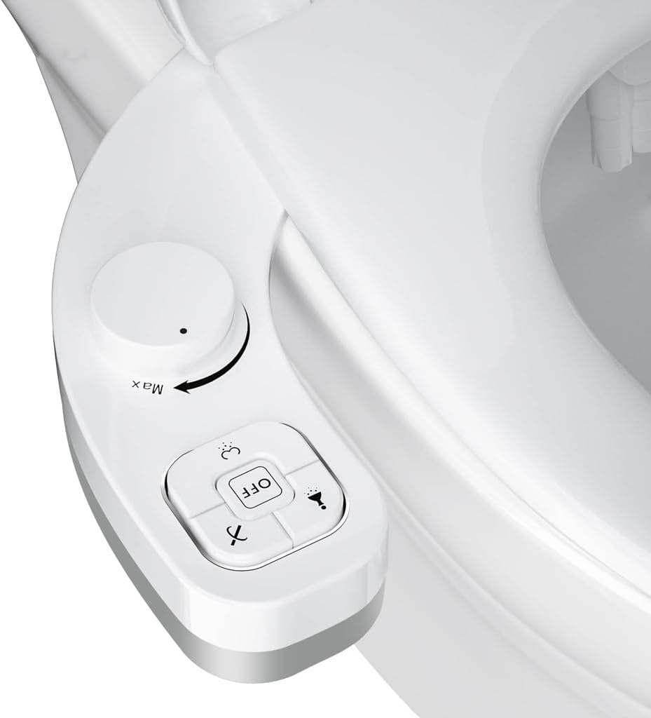 Non-Electric Bidet - Self Cleaning Nozzle Fresh Water Bidet Toilet Seat Attachment