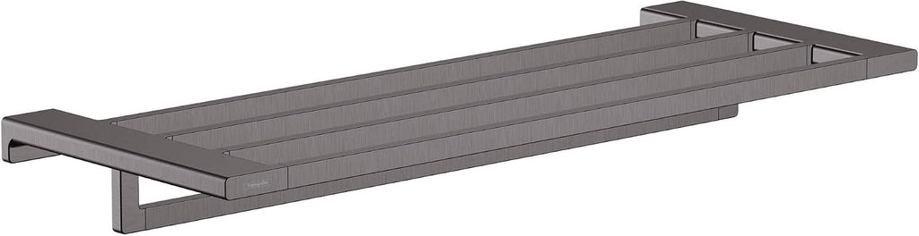 Hansgrohe -Towel Rack with Holder 26-inch Holder in Brushed Black Chrome, 41751340