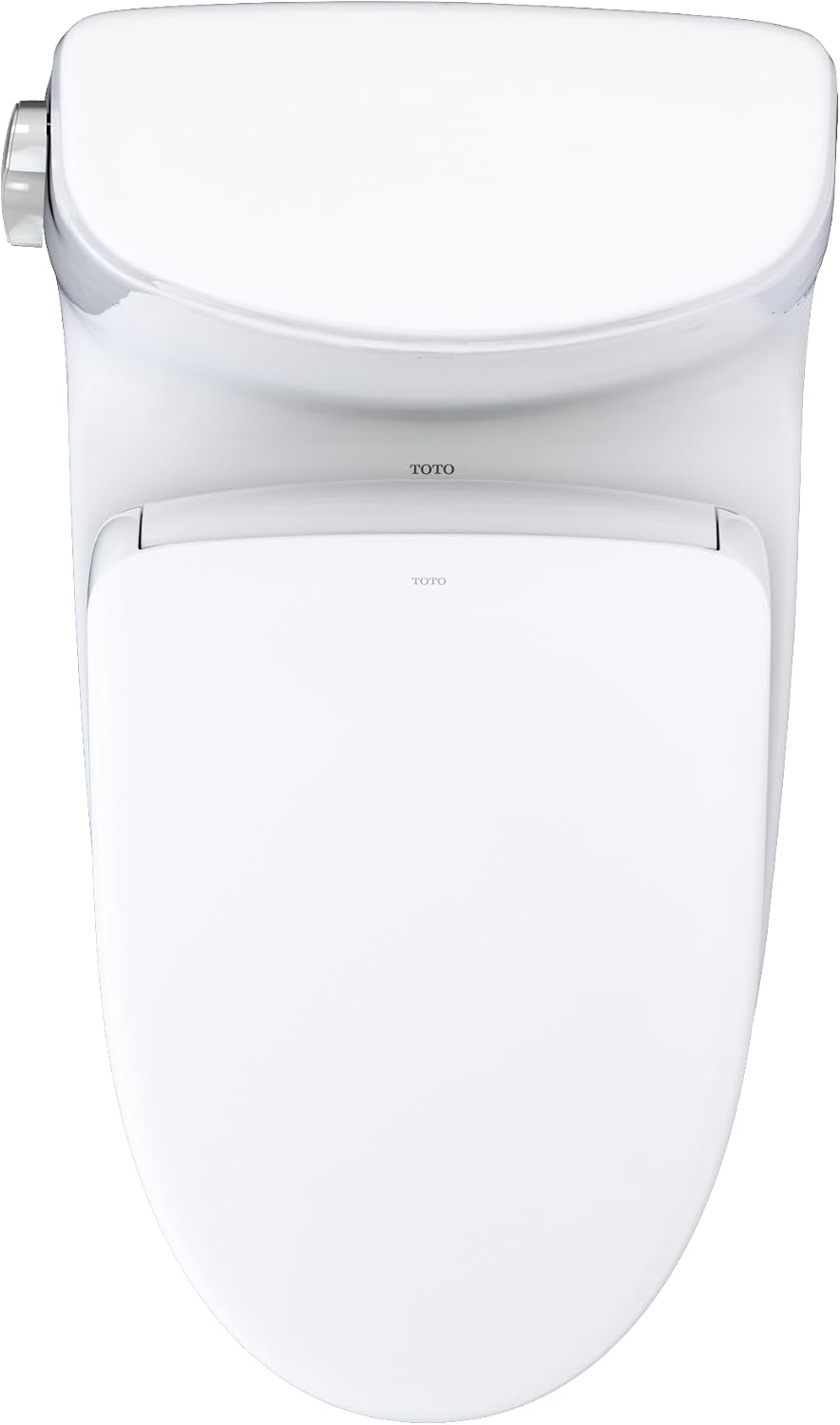 TOTO® WASHLET®+ UltraMax® II One-Piece Elongated 1.28 GPF Toilet with Auto Flush WASHLET®+ S7A Contemporary Bidet Seat, Cotton White - MW6044736CEFGA#01