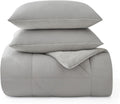 UGG King Comforter Set – 3 Piece Luxury Reversible Plush King Size Comforter Set with Down Alternative Fill, Soft Bedding Set with 2 Pillow Shams for Home & Bedroom Decor, Seal Gray (Corey)