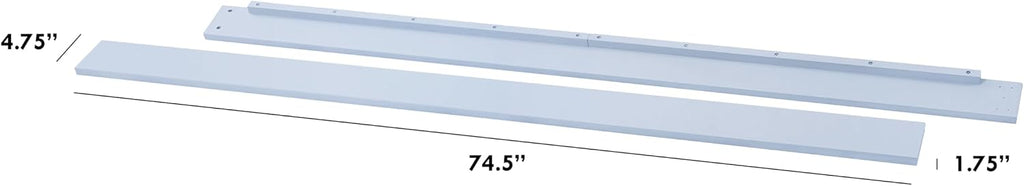 Davinci Hidden Hardware Twin/Full-Size Bed Conversion Kit (M5789) in Powder Blue