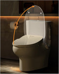 DC01 iCleaningo Electric Bidet Toilet Seat, Side Panel Control, Instant Heating, Warm Water Wash, Heated Seat, Warm Air Dry, Auto Open & Close Lid, 360° Handheld Sprayer, Elongated, Remote