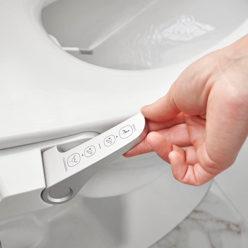 American Standard 8033A65G.020 Aquawash Slim Non-Electric SpaLet Bidet Seat, White