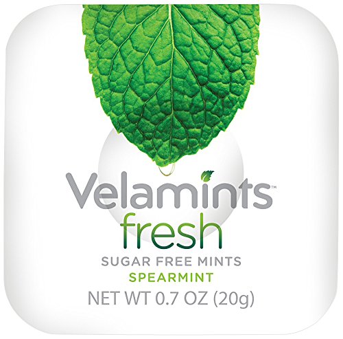 Velamints Fresh Sugar Free Mints Tin, Spearmint (Pack of 72)