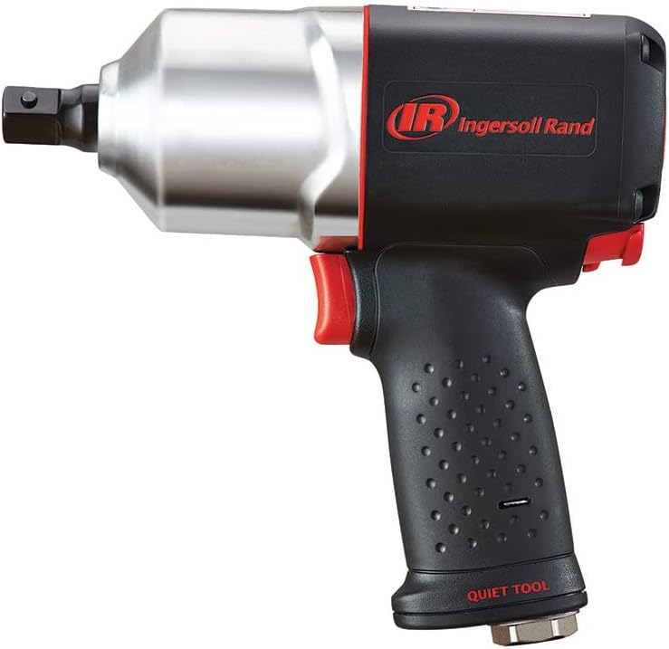 Ingersoll Rand 2135QXPA 1/2' Air Impact Wrench, Quiet, 1,100 ft-lbs Nut-Busting Torque