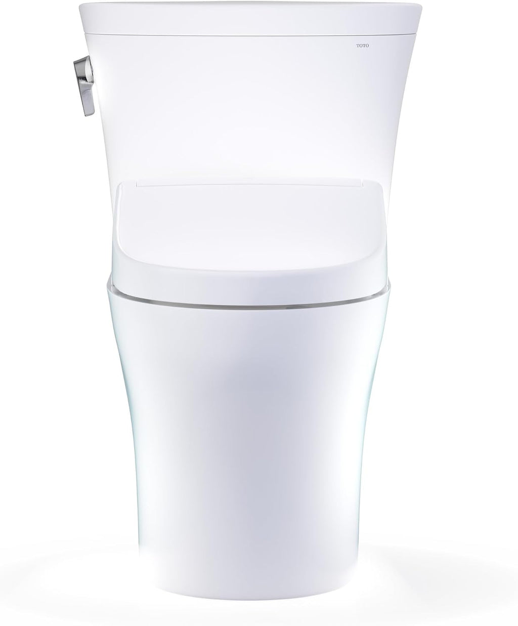 TOTO® WASHLET®+ Aquia IV® Arc Two-Piece Elongated Dual Flush 1.28 and 0.9 GPF Toilet with S5 Bidet Seat, Cotton White - MW4483446CEMFGN#01