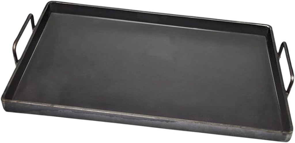 Grilling Pan, Flat Top Plate with Handle,Utility Accessories, Iron Griddle Pan for Gas Grill Indoor Camping Outdoor