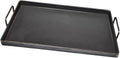 Grilling Pan, Flat Top Plate with Handle,Utility Accessories, Iron Griddle Pan for Gas Grill Indoor Camping Outdoor