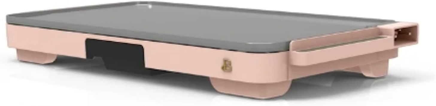 Stunning XL Electric Griddle 12' x 22,' Non-stick (Rose Pink)
