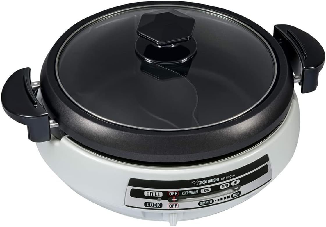 Zojirushi EP-PFC20HA, Gourmet d'Expert® Electric Skillet for Yin Yang Hot Pot