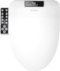 WLJBIDET Bidet Toilet Seat, Electric Bidet with Heated Toilet Seat, Instant Warm Water & Air Drying, Temperature Adjustable, Side Panel Control, Display Screen, Night Light, Elongated