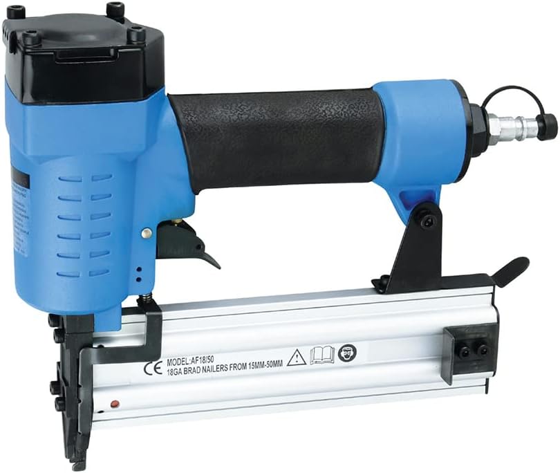 F50 18 Gauge 3/8'-2' Air Brad Nailer Pneumatic Nail Gun Woodworking Tool Air Stapler 4-8BAR