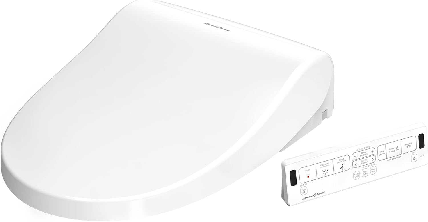 American Standard 8012A60GRC-020 Advanced Clean 2.5 SpaLet Bidet Seat with Remote Control, White