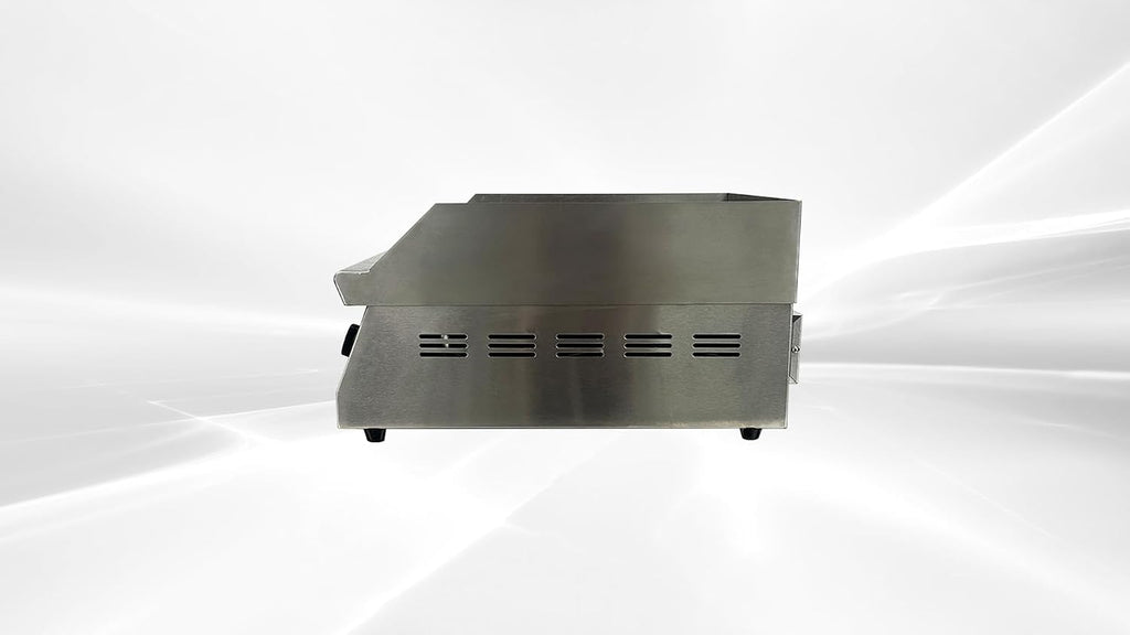 Commercial Electric Griddle, 16x19 inch Cooking Surface, Stainless Steel Flat Top Grill with Temperature Control, 1750W EG16 CSA