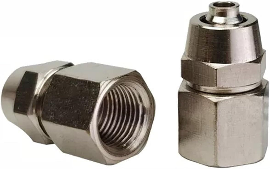 KL-PCF Pneumatic Fitting 1/8 1/4 3/8 1/2 Inch Coper Female Push In Quick Connector Release Air Fittings OD 6 8 10 12MM 30Pcs(30PCS KL-PCF12-04)