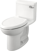American Standard 2403813.020 Compact Cadet 3, One-Piece Toilet with Slow-Close Seat, Elongated Front, Right-Hand Flush, White, 1.28 gpf