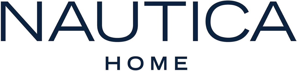 Nautica - Queen Comforter Set, Soft & Breathable Cotton Bedding with Medium Weight Feel, Reversible 3 Piece Bed Set with Matching Pillowcases (Fairwater Blue)