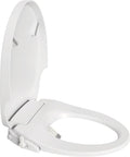 Elongated Bidet Toilet Seat with Soft Closing, Non-Electric Bidet Mode with Dual Nozzles, Fit Elongated Toilet Seat, Adjustable Water Pressure with Brass inlet