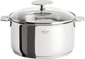 Cristel Mutine Stainless Steel 3 Quart Saute Pan with Domed Glass Lid