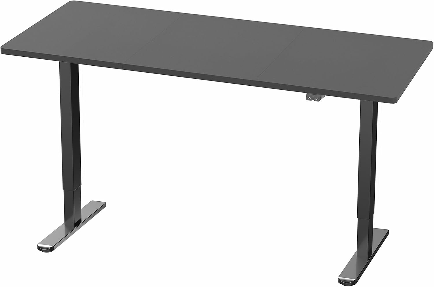 VIVO Electric 60 x 30 inch Stand Up Desk, Height Adjustable, Black Top Black Frame, Home and Office Furniture Sets, DESK-KIT-0B6B